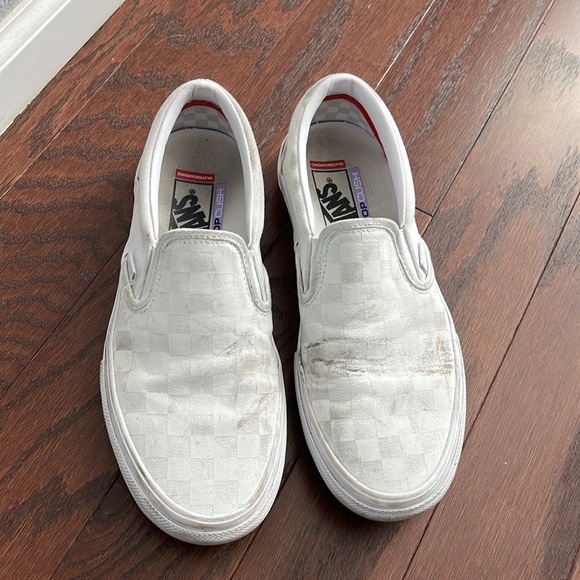 vans cush white